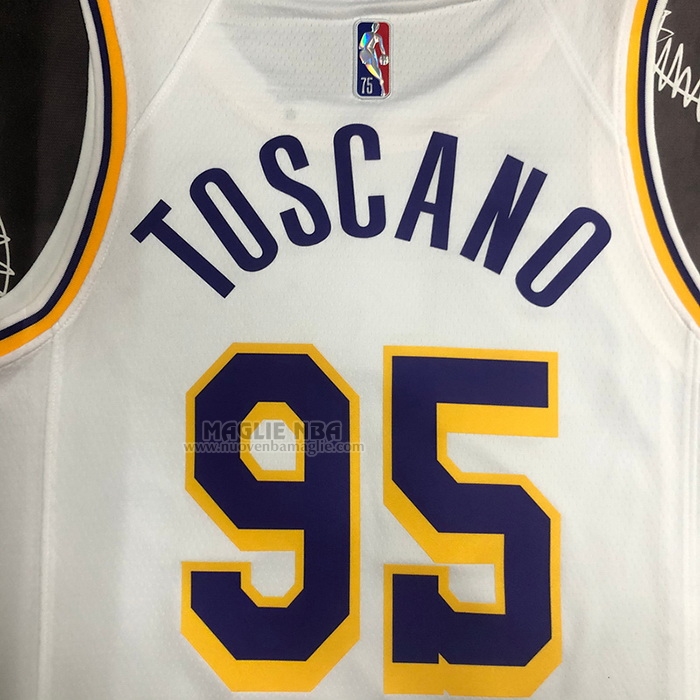 Maglia
 Juan Toscano-Anderson NO 95 Los Angeles Lakers Association 2021-22 Bianco

